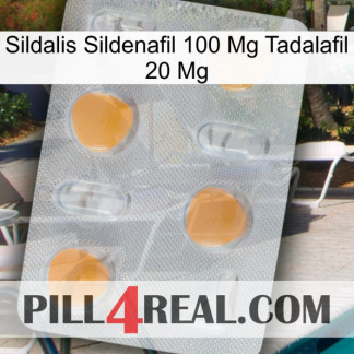 Sildalis Sildenafil 100Mg Tadalafil 20Mg 24